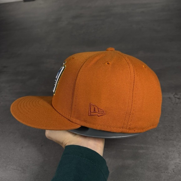 Hat Club Anaheim‎ Angels New Era 7 3/8 Rust Icy Blue Side Patch Alternate RARE